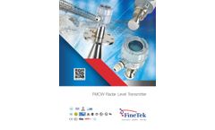 FineTek - Model JFR FMCW - Radar Level Transmitter - Brochure