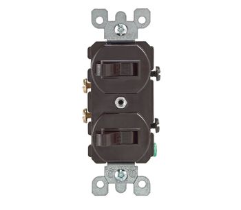 Model 5224-2 - Duplex Style Single-Pole / Single-Pole Combination Switch