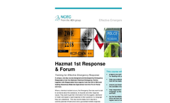 Hazmat 1st Response Training Brochure (PDF 237 KB)