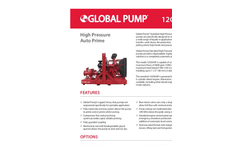 Global Pump - Model 12GSHAP - High Pressure Auto Prime Datasheet
