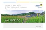 KPV Solar - EPC Services - Brochure
