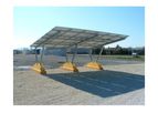 Cometi - Model Sun Steel FL - Canopy for Two Parking Spaces