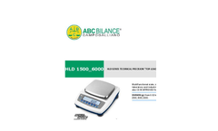 ABC - Model DLDpar - Digital Analytical Scale with Draught Shield Brochure