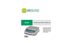 ABC - Model TRB - High Precision Stainless Steel Scale With Separated Display Brochure