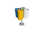 Eco-Isola - Model 1101048 - Separated Waste Collection Four Bins