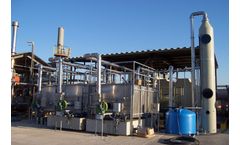 Treatment of odour and VOC emissions produced by the industrial wastewater treatment plants
