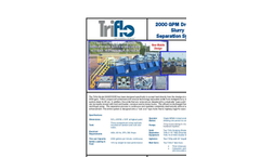 Triflo - Model 2000 GPM - Dredged Slurry Separation System - Brochure