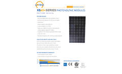Model XS60 Series - Monocrystalline PV Modules - Datasheet