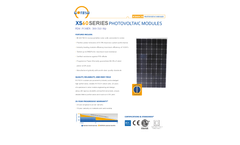 Motech - Model XS60CB Series (VPC) - Mono-Crystalline Solar Module - Datasheet