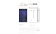mp-tec - Model S.Line - Solar Module Brochure