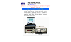 PET - Model EQE1100 - External Quantum Efficiency Measurement System - Brochure