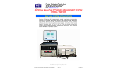 PET - Model EQE1800 - External Quantum Efficiency Measurement System - Spec Sheet