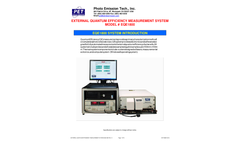 PET - Model EQE1800 - External Quantum Efficiency Measurement System - Specsheet