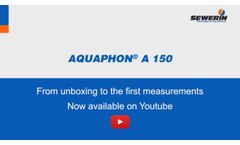 AQUAPHON A 150 water leak detector - Tutorial Trailer - Video
