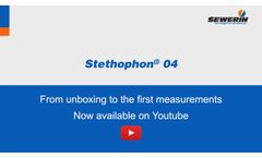 Stethophon 04: sound detector for indoor water leak detection - Tutorial Trailer - Video