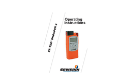 EX-Tec Snooper - Model 4 - Gas Leak Detector  - Manual