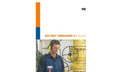 EX-Tec Snooper - Model 4 - Gas Leak Detector  - Technical Datasheet