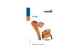 Sewerin - Model UT 9000 - Underground Pipe Locating Device - Operating Instructions Manual