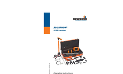 Aquaphon - Model A 200 - Electro-Acoustic Water Leak Detection Device - Operating Instructions Manual