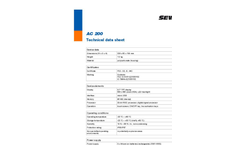 SeCorrPhon - Model AC 200 - Multifunctional Leak Detector - Technical Datasheet