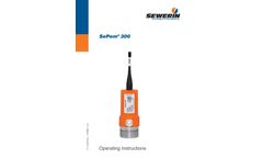 SePem - Model 300 - Noise Logger for the Stationary Monitoring of Water Pipe Networks - Operating Instructions Manual