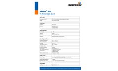 SePem - Model 300 - Noise Logger for the Stationary Monitoring of Water Pipe Networks - Technical Datasheet