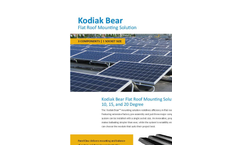 Kodiak Bear - Flat Roof Mounting System Brochure