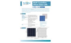RESERV - Model 624 Series L1 - Multi Crystalline Silicon Solar Cells Datasheet