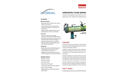 Exterran - Horizontal Filter Separator - Brochure