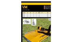 Model VM 140 - Agricultural Flail Mowers Brochure