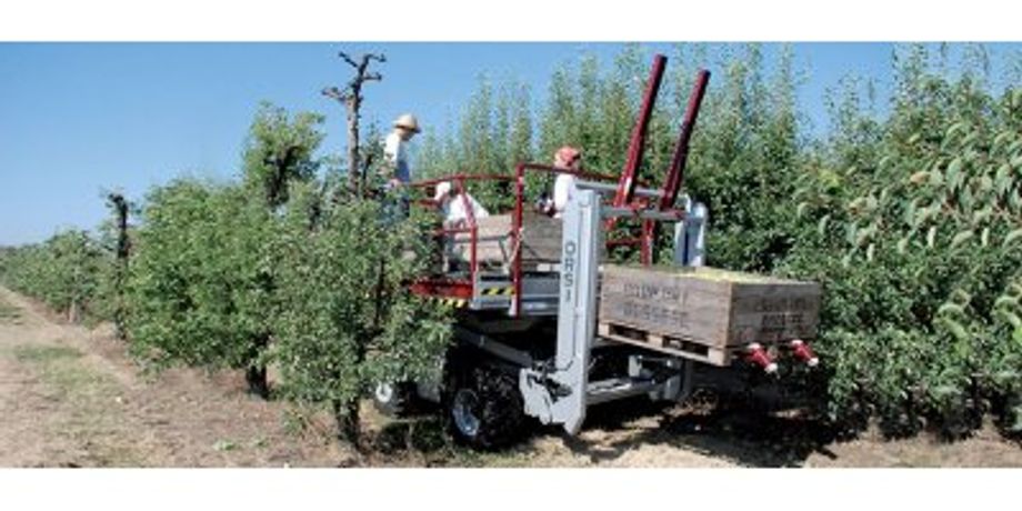 Cross  - Model 120 - Self Levelling Propelled Fruit Harvester