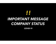 Important Message - Company Status