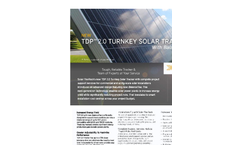 TDP BalanceTrac - Model 2.0 - Turnkey Solar Tracker - Brochure