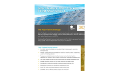 Solar FlexRack TDP - Trackers and  First Solar Series 4 - Brochure