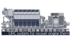 ORC system for recover engine thermal waste