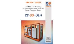  Model ZE 50 ULH - Energy Production Modules Brochure