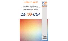  Model ZE 100 ULH - Energy Production Modules Brochure