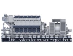 ORC system for recover engine thermal waste