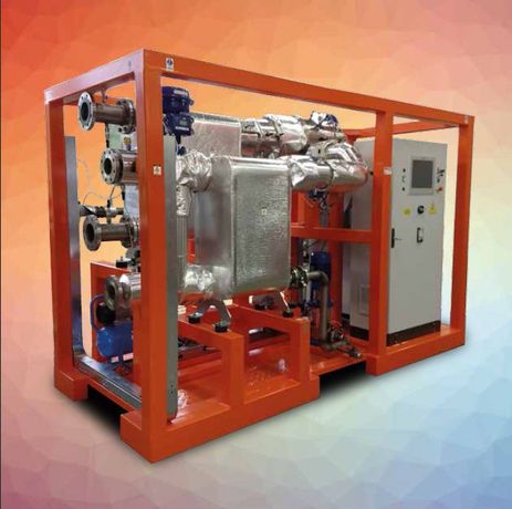 Zuccato Energia - Model ZE-30-ULH - 30-KWE, Skid-Mounted, Low-Temperature Organic Rankine Cycle (LT-ORC) Energy Production Module