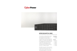 CyberPower BP36V60ART2U Extended Battery Modules Datasheet