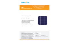 DelSolar - Model D6E - Mono-Crystalline Photovoltaic Solar Cell - Datasheet