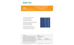 DelSolar - Model D6M - Multi-Crystalline Photovoltaic Solar Cell - Datasheet