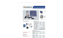 Portable Solar Home System SW-SHS010W/020W/030W