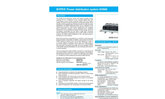 Model SVS09 - Rail Mount Power Distribution SystemsBrochure