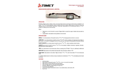 TIMETAL - Model 35A - Ingot Brochure