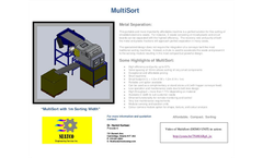 MultiSort - Portable Belt-Less and Affordable Sorting Machine Brochure