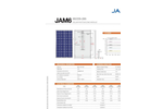 JA Solar - JAM6-60-250/SI - Monocrystalline PV Modules Brochure