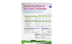Samsung - Monocrystalline Silicon Photovoltaic Module Brochure