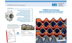 Hybrid–fully welded plate heat exchangers Datasheet
