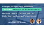 [WEBINAR] - April 28 at 11 am - Intelligent and Digital Energy Management for ESCOs